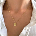 Round pendant necklace