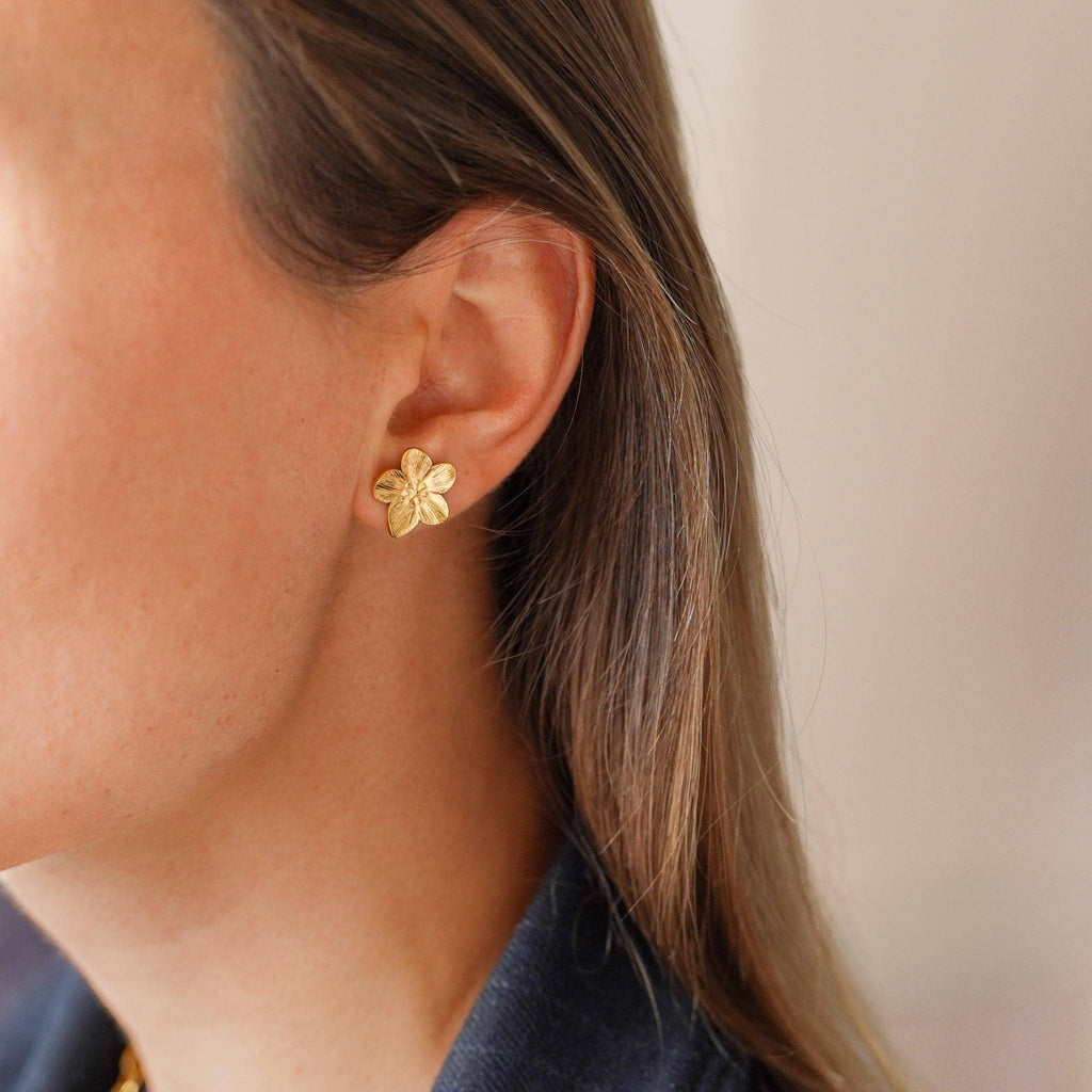 Flower earrings