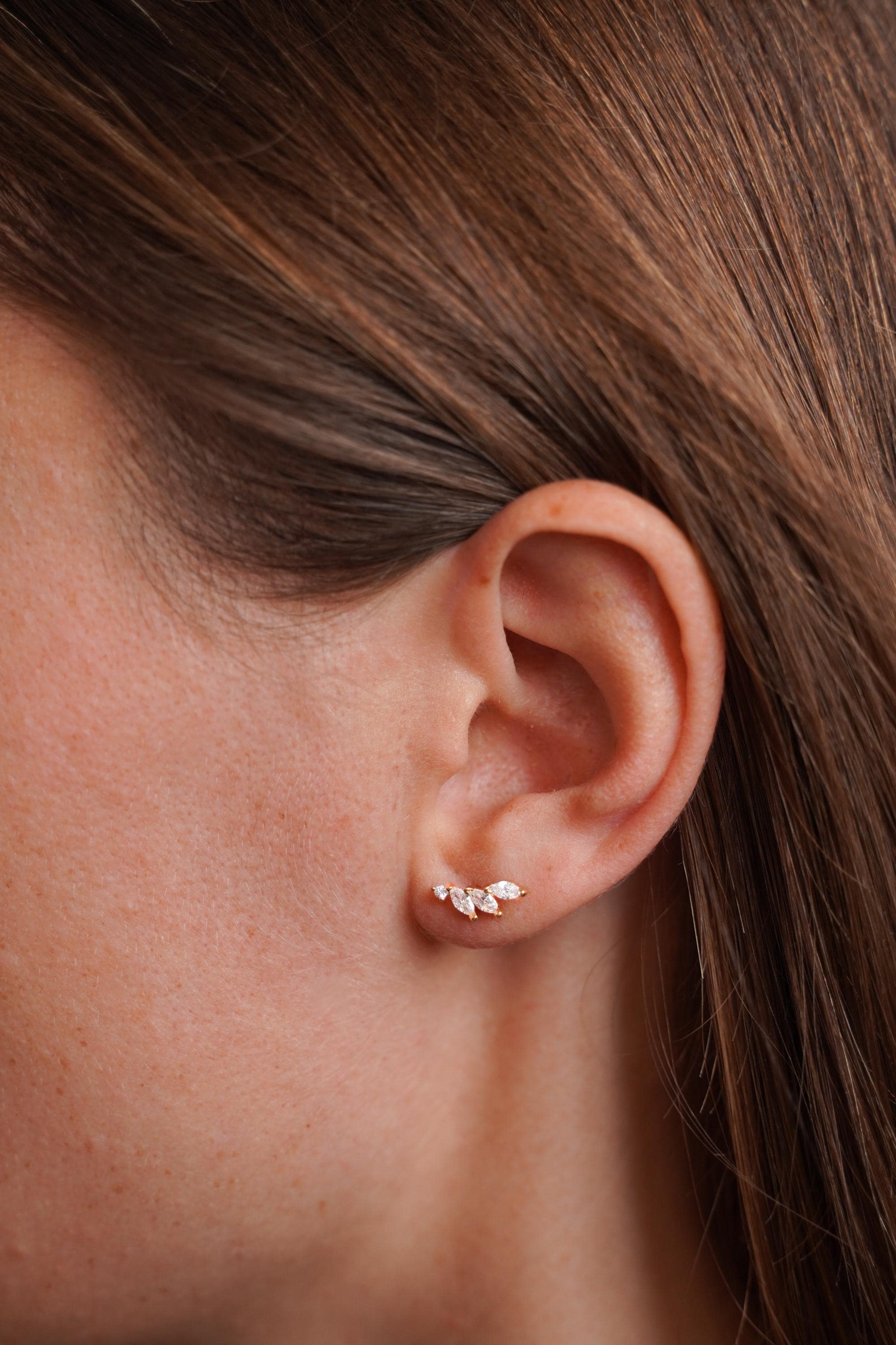 Zirconia ear piercing