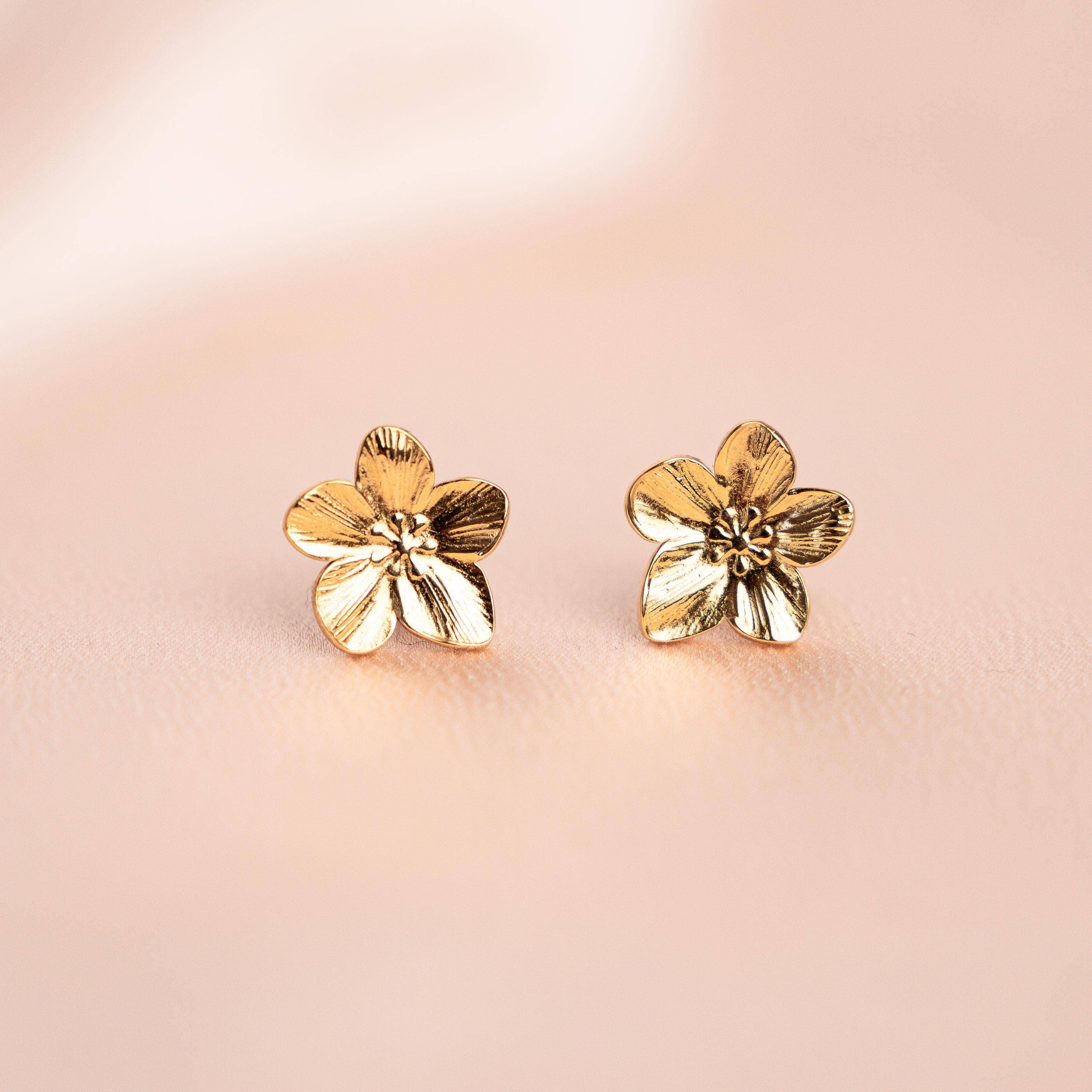 Flower earrings