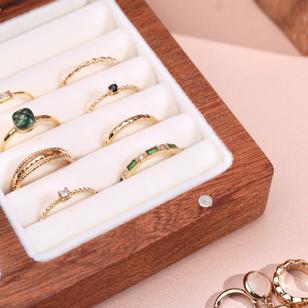 Oasis ring 18k gold plated: 50